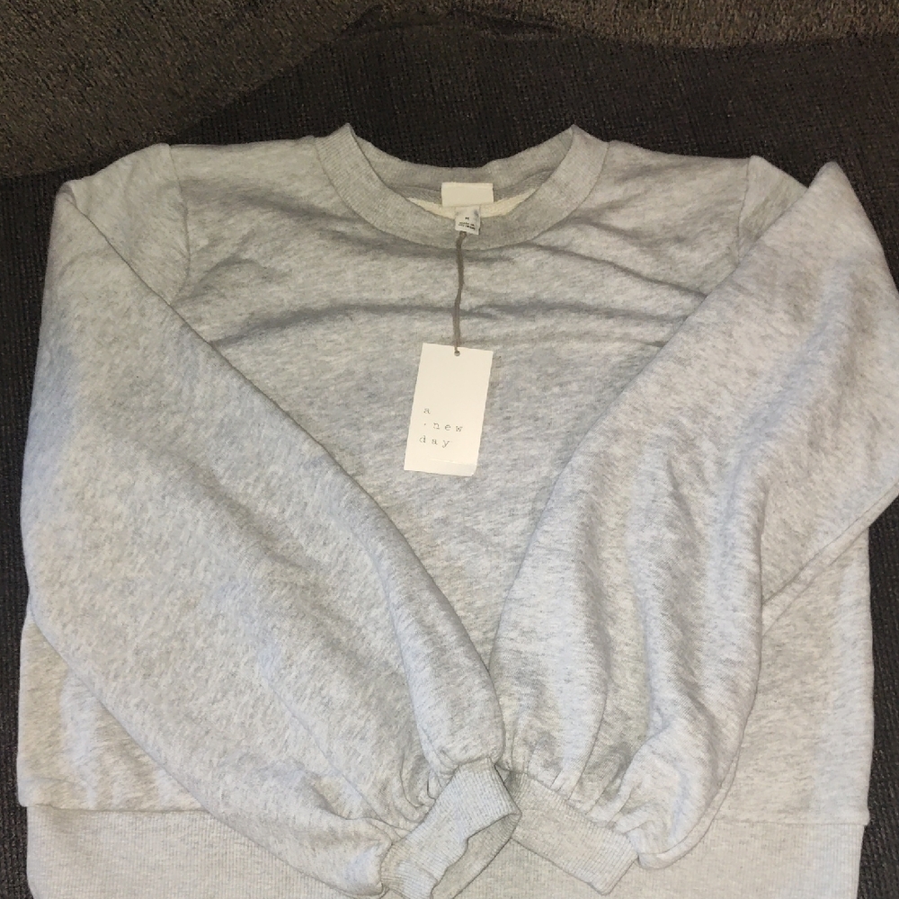 a new day Gray Crew Neck Sweater